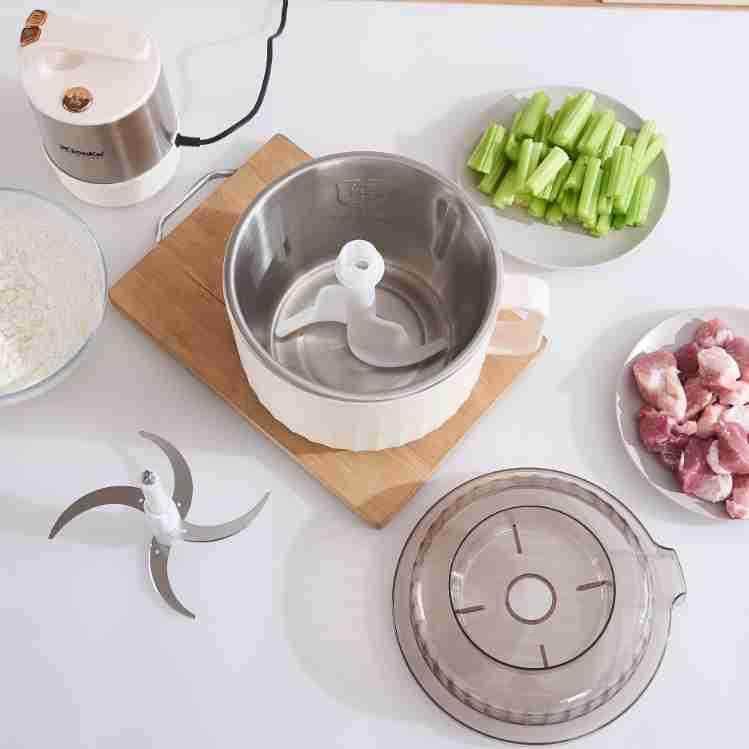 家用电动和面机多种功机能45347肉切菜揉面一体机小绞料型理搅拌