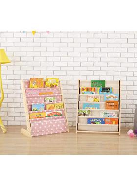 厂家童绘本架书架实木简易儿RUH安装杂志架大热销容量收纳架