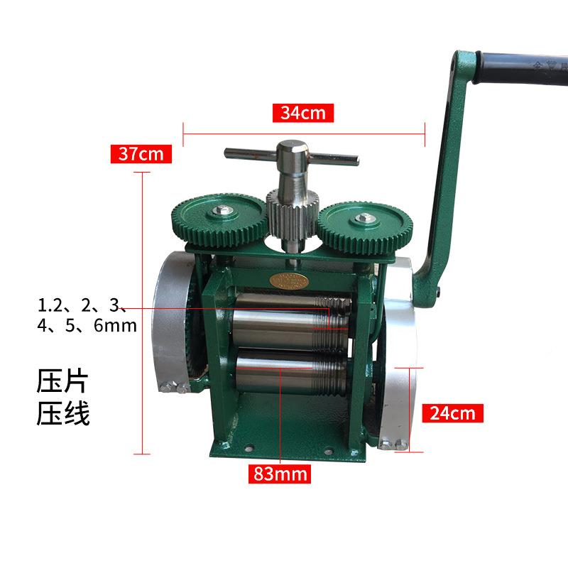首-压片机（饰手压摇压片机压线条线机压条机圆-压半加工制作工具