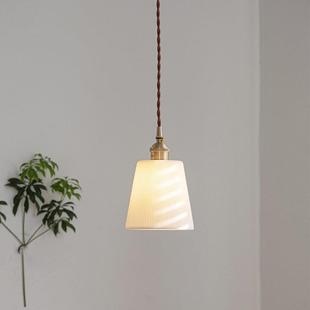 日式 陶瓷橱小吊灯北欧黄铜民宿飘室餐窗卧床头466灯厅吧台窗玄关