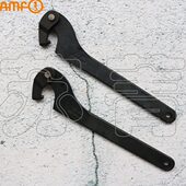 可调钩形扳手 带有圆形销 230 进口 10mm AMF 2.5 德国原装