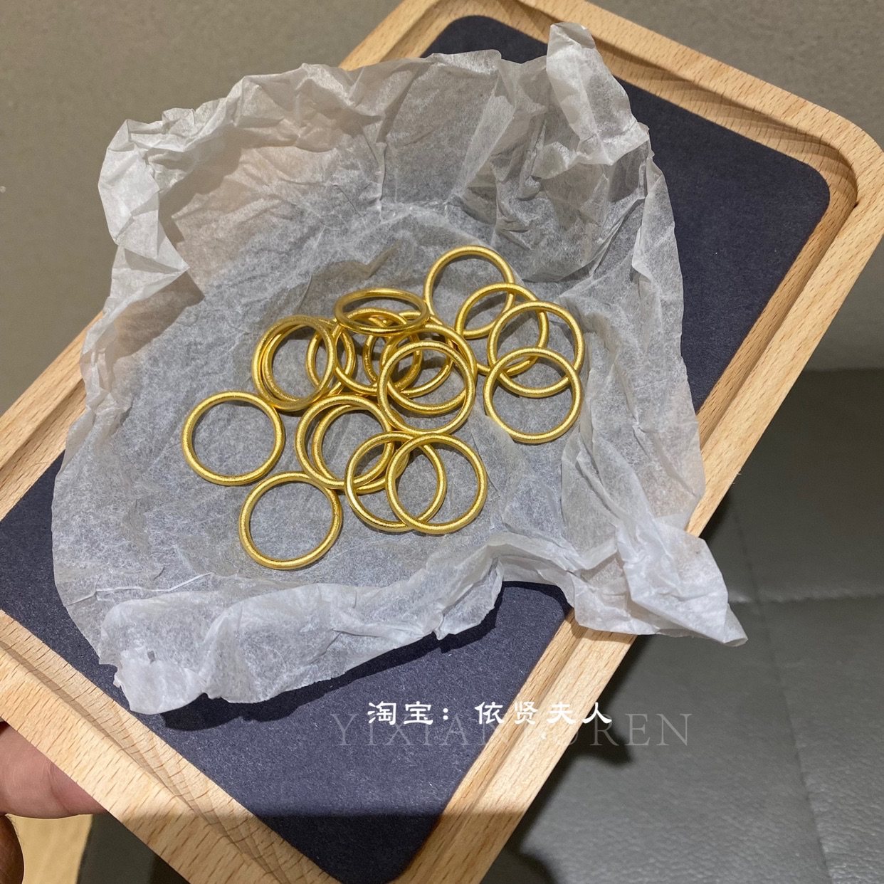 古法金传承磨砂经典精品戒指P 指环~要入哦