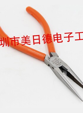 日本FUJIYA富基亚380-170尖嘴钳7寸尖咀钳 有牙尖嘴钳电工钳350-1
