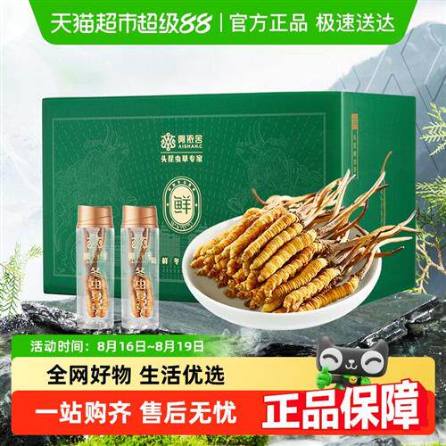 阿依舍正品新鲜冬虫夏草鲜虫草礼盒装鲜草