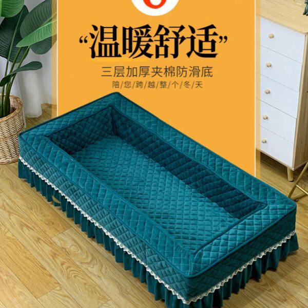 加厚夹棉电火桶罩套长方形可机洗火箱防尘罩实木取暖器防滑烤火被