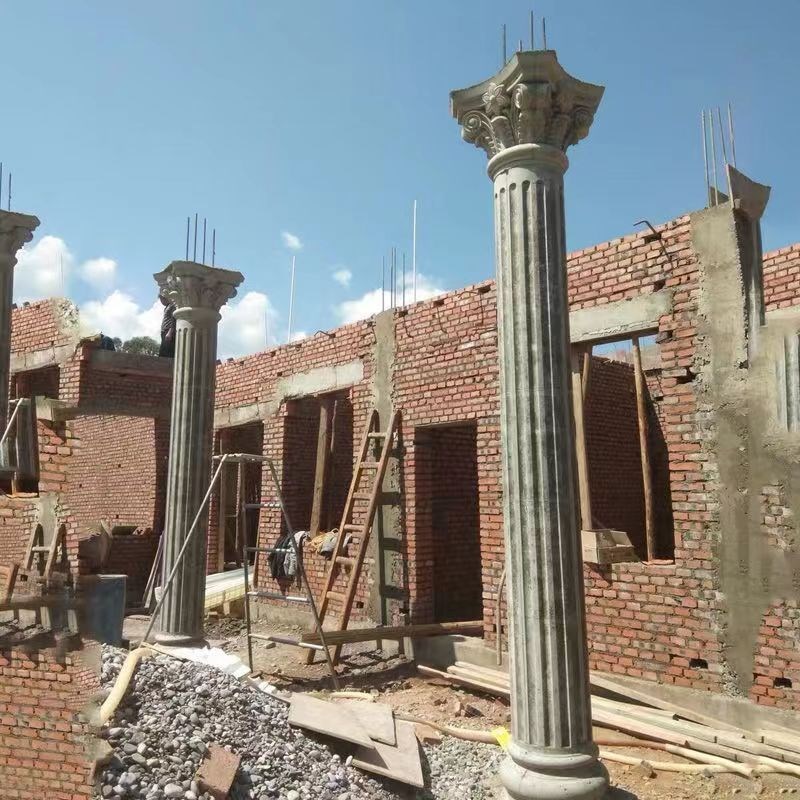 罗马柱模具欧式罗马柱子圆柱水z泥柱子模板别墅大门装饰头新农村