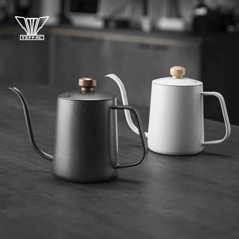 野啡 手冲咖啡壶咖啡过滤杯不锈钢长嘴I细口壶挂耳壶冲泡咖啡器具