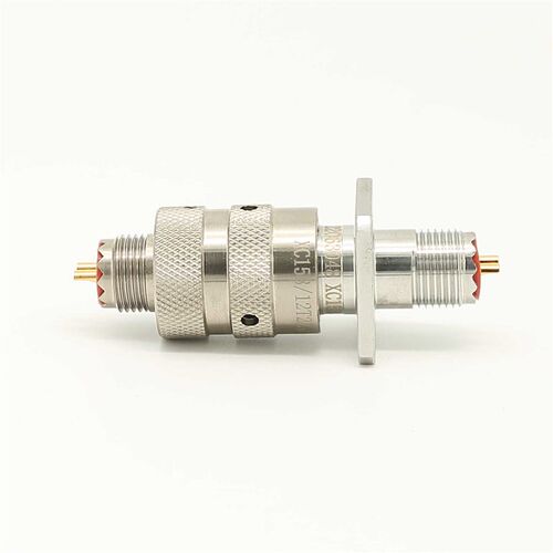 XC158/12F2K1D40+XC158/12T2Z1P40圆形连接器航空插头座2芯国军标
