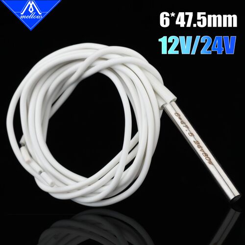 Mellow 高品质6*47.5mm 80w  12V 24V加热管超级火山3D打印机配件