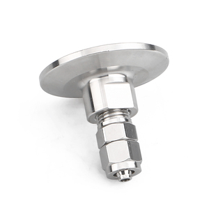 304卫生级快装 4快速皮接PC 气管快拧软管气嘴不锈钢卡箍接头NPT1