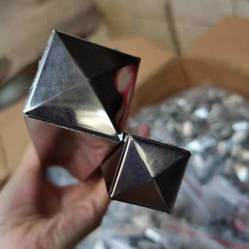 不锈钢方管封口盖方型免焊接快速堵头25方装饰盖帽38管塞孔堵封头