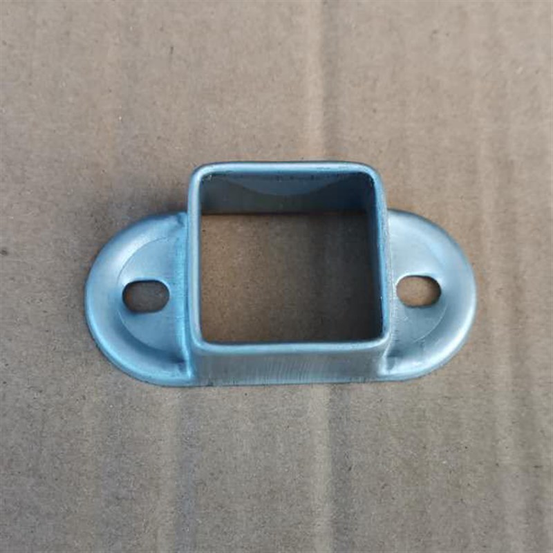 交通道路护栏固定座阳台护栏免焊连接件楼梯扶手固定配件锌钢配件