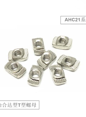 T型螺母 怡合达 AHC21-206/308/408/4010-M3/M4/M5/M6/M8 铝型材
