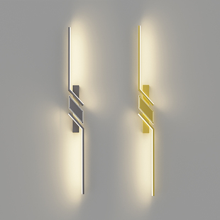 客厅长条格栅壁灯 客厅电视背景墙主卧床头线条墙壁灯 202s3年新款