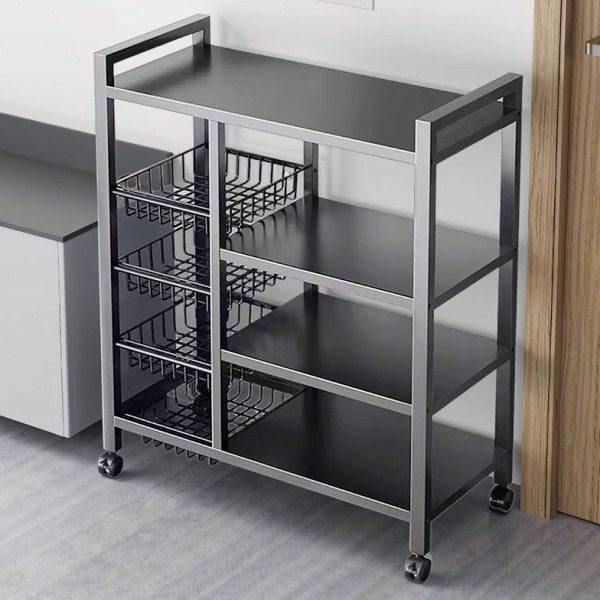 厨房置物架落地多层蔬菜收纳架家用多功能微波炉烤箱杂物储物架子,厨房/烹饪用具,龙头置物架,淘宝优惠券,粉丝福利购,淘宝优惠卷