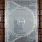 厚DVD盒子 光盘收纳 可插封面 进口透明 4碟装 4DVD