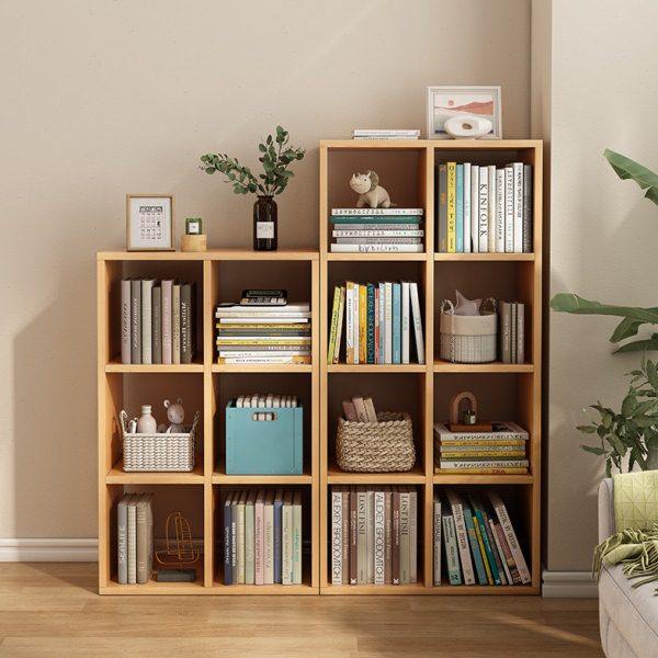 书架落地简易家用多层收纳柜子客厅分层架格子柜矮书柜书桌置物架,收纳整理,书桌收纳置物架,淘宝优惠券,粉丝福利购,淘宝优惠卷