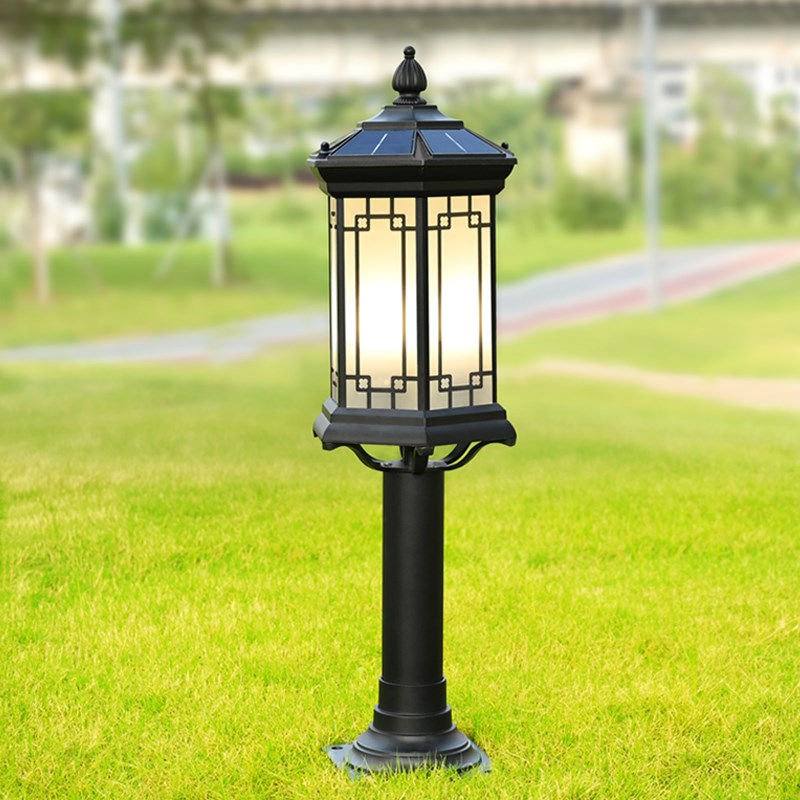 太阳能草坪e灯户外庭院新中式别墅室外防水草地小区家用花园路灯