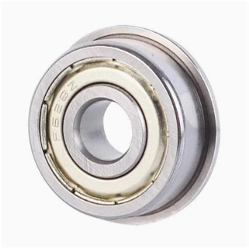 微型小滚珠带边台阶法兰轴承挡qt边2单边沿3内径4 5 6 7 8 9 10MM