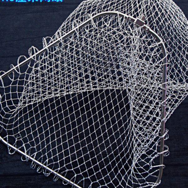 三角小眼不锈钢抄网头40/50/60cm折叠网兜网布抄网杆防挂捞鱼网,户外/登山/野营/旅行用品,抄网头,淘宝优惠券,粉丝福利购,淘宝优惠卷