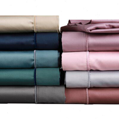 1000根1200根1600根高支高密埃及棉贡缎布料被套床单床裙可定做