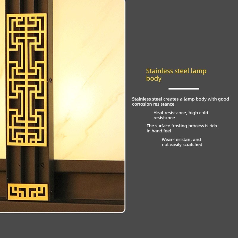 新型太阳能柱灯别o墅栅栏室外庭院大门柱两侧室外门柱门灯