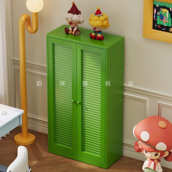 中古风铁艺儿童书柜钢制带门防尘储物柜家用客厅卧室收纳柜置物柜,住宅家具,儿童书柜,淘宝优惠券,粉丝福利购,淘宝优惠卷