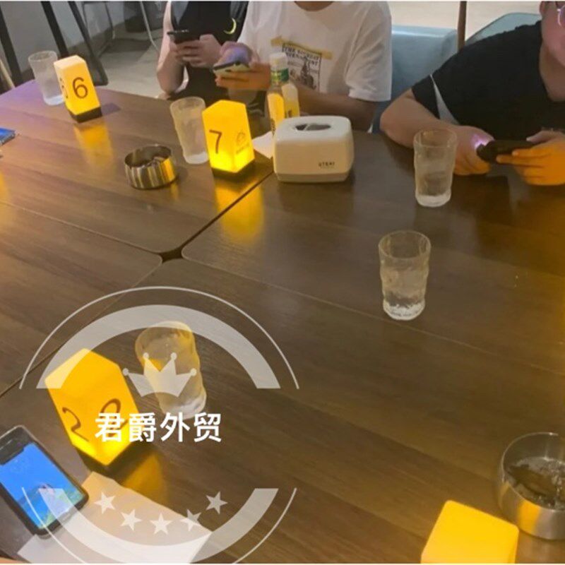 狼人杀桌子天黑请闭眼工业铁艺灯包袋配件