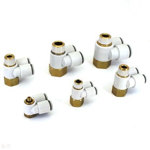 正品 02S 快速接头KQ2ZF08 02AS内外螺纹KQ2ZF10 03AS现货 01S 原装
