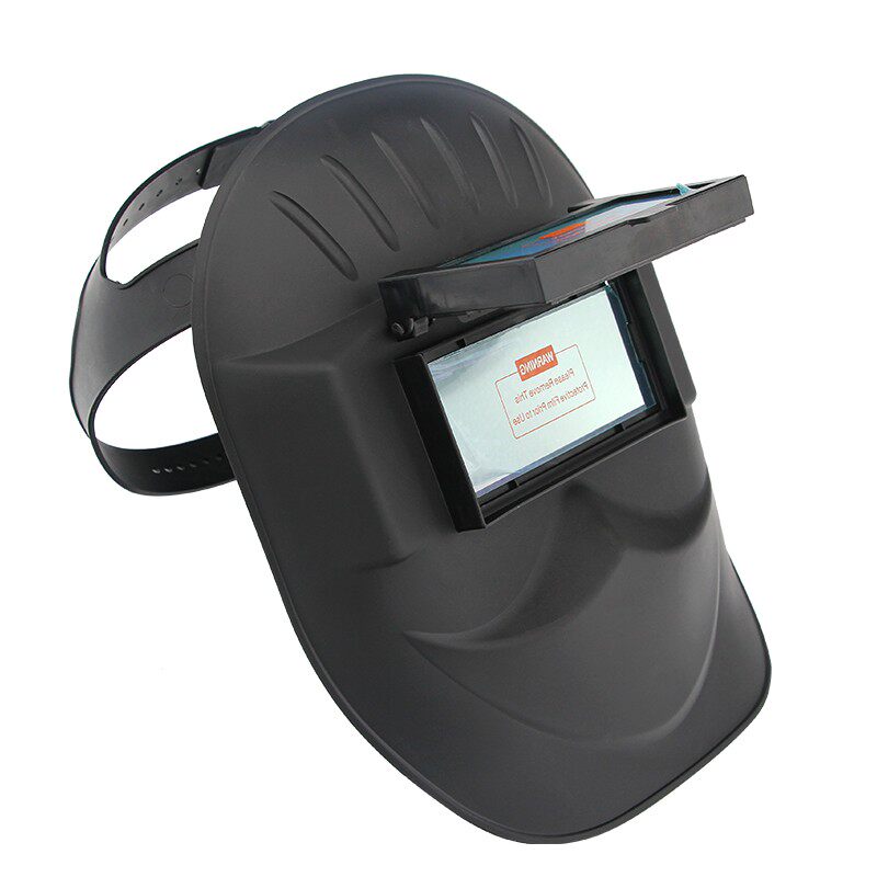 华尔佳头戴式全自动变光电焊面罩焊工焊帽氩弧焊接变光防护头盔