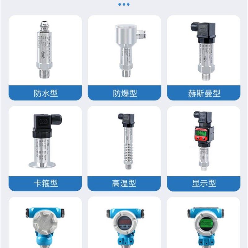 2088榔头型进口扩散硅压力传感器4-20mA防爆型压力变送器RS485