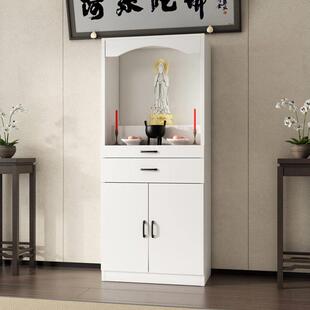 佛龛新中式财神爷摆放立柜供桌佛台家用现代风格神台柜菩萨柜子