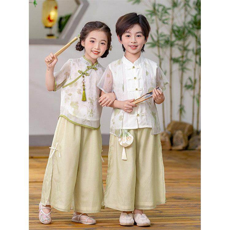 男童汉服朗诵比赛六一儿童演出服小学生中式国学民族服装女童唐装,3C数码配件,USB多功能数码宝,淘宝优惠券,粉丝福利购,淘宝优惠卷