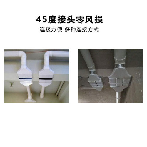 新风管道过梁器扁管PVC过梁器75/110/160/200过梁器扁管室内