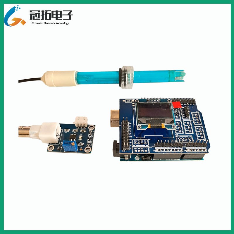 PH传感器模块电极 水质酸碱度PH值检测测试 51 stm32 zigbee源码图片