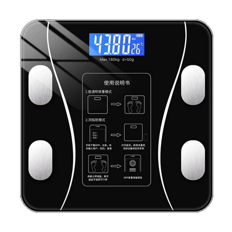 新疆包邮智能体脂秤高精度智能家用精准宿舍称重充电智能体重秤