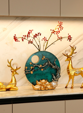 创意鹿摆件家居饰品客厅玄关酒柜装饰F工艺品乔迁新居礼品开业招