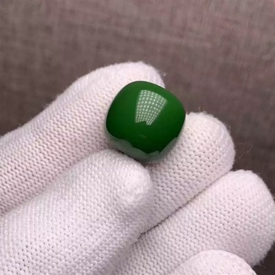 碧玉散珠老型圆珠和m田玉珠子多宝配珠菠菜绿单珠隔珠星月菩提配