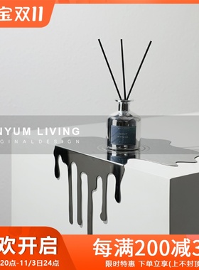 简约现代不锈钢金属o立体摆件样板间客厅桌面软装饰创意轻奢工艺