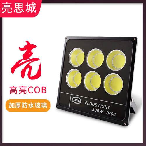 led投光灯户外建筑工程外墙探照灯厂房车间招牌50w球场明珠投射灯