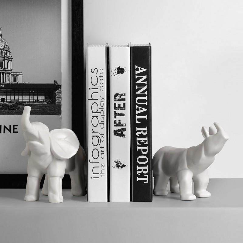 北欧现代简约大象犀牛动物摆件陶瓷创意客厅电视柜酒柜家居装饰品,橡塑材料及制品,工业陶瓷,淘宝优惠券,粉丝福利购,淘宝优惠卷