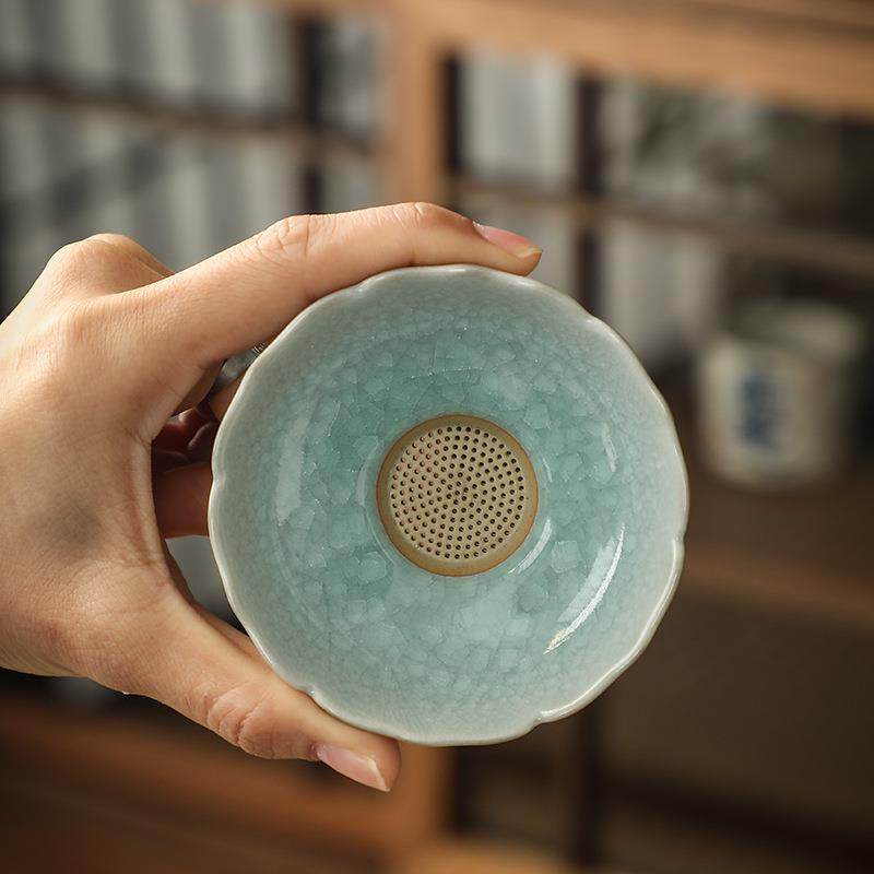 陶瓷茶滤茶漏一体茶隔茶具防烫泡茶配件茶海公道杯套组过滤分离器,餐饮具,茶滤,淘宝优惠券,粉丝福利购,淘宝优惠卷