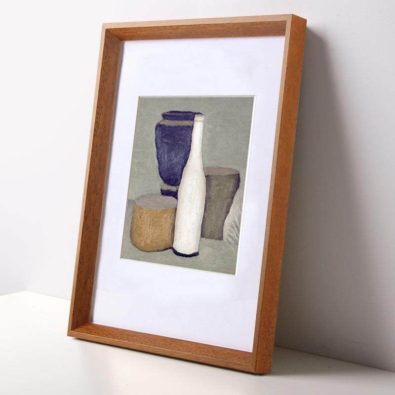 实木相框挂墙24寸30寸4K8开A3定任意尺寸裱画框A4外框证书简约,家居饰品,DIY亲子装饰画,淘宝优惠券,粉丝福利购,淘宝优惠卷