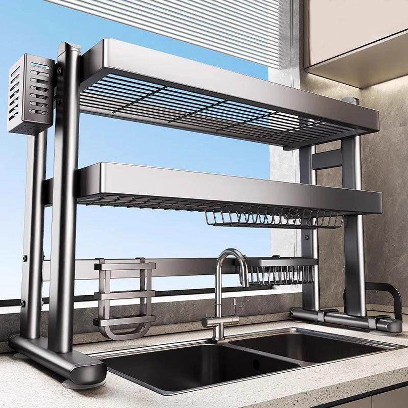 厨房水槽置物架子水池上方洗碗碟沥水台面放碗盘收纳多功能碗架子,厨房/烹饪用具,抹布架/厨房清洁收纳架,淘宝优惠券,粉丝福利购,淘宝优惠卷