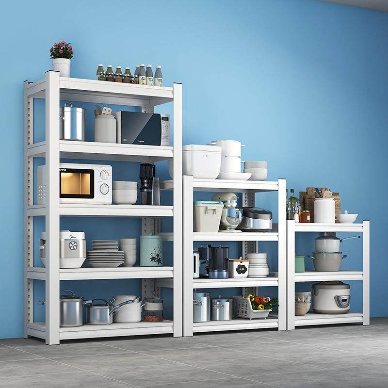 炎恩白色置物架落地多层收纳架厨房微波炉烤箱家用储物架客厅阳台,厨房/烹饪用具,微波炉置物架,淘宝优惠券,粉丝福利购,淘宝优惠卷