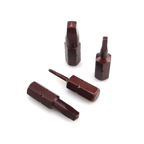 正四方电动批头 1/4*25mm口型风批头 四方螺丝刀/起子头1 2 3 4mm