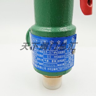浙江富羽安全阀 10T 蒸汽发生器锅炉绿色环新疆西藏专链 16T A27W