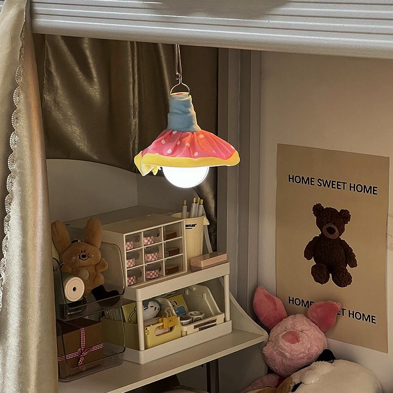 小夜灯宿舍床上j灯悬挂床头床上用女生氛围感壁挂装饰卧室睡眠灯