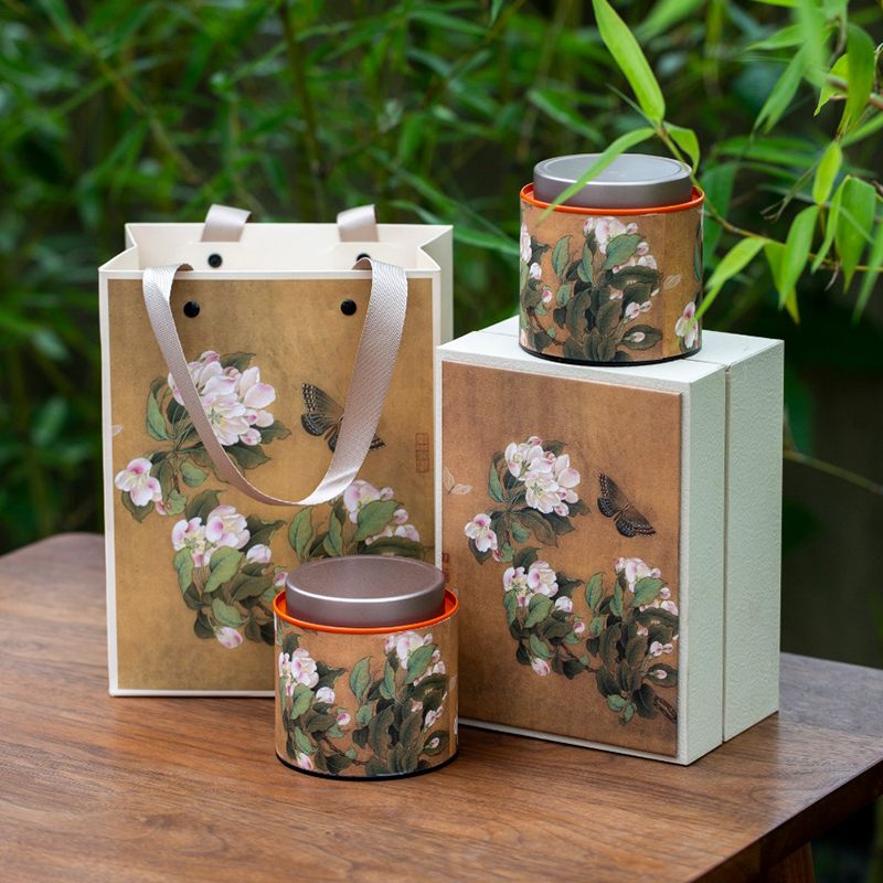 复古高档c茶叶包装盒红茶白茶白毫银针岩茶普洱云南茶滇红礼盒空