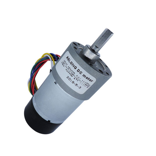 37-3530GB直流减速电机马达12V带编码器测速盘大扭矩正反转24V